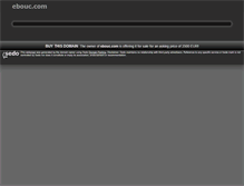 Tablet Screenshot of ebouc.com